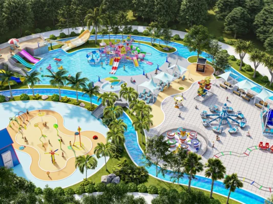 Toboggan aquatique