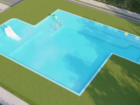 Toboggan aquatique pour adultes
