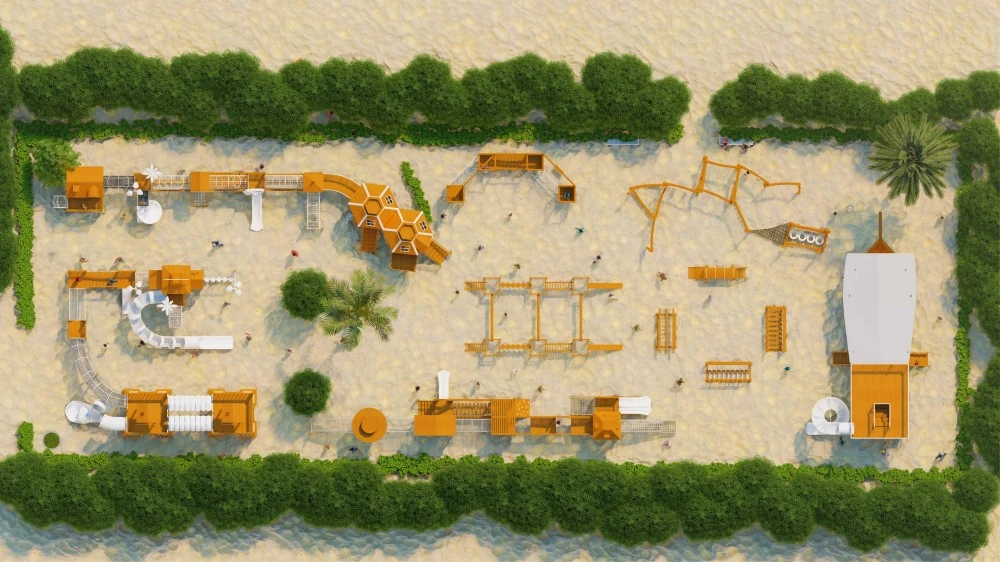 Terrain de jeu extérieur du parc forestier Pour des projets de jeu inspirés par la nature 5 parc forestier aire de jeux extérieure