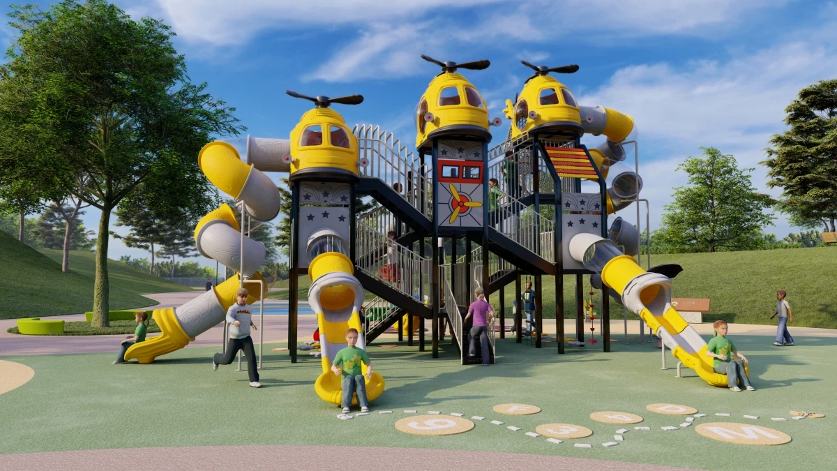 Parques infantiles al aire libre: soluciones de juego seguras y personalizadas 6 Parque infantil al aire libre