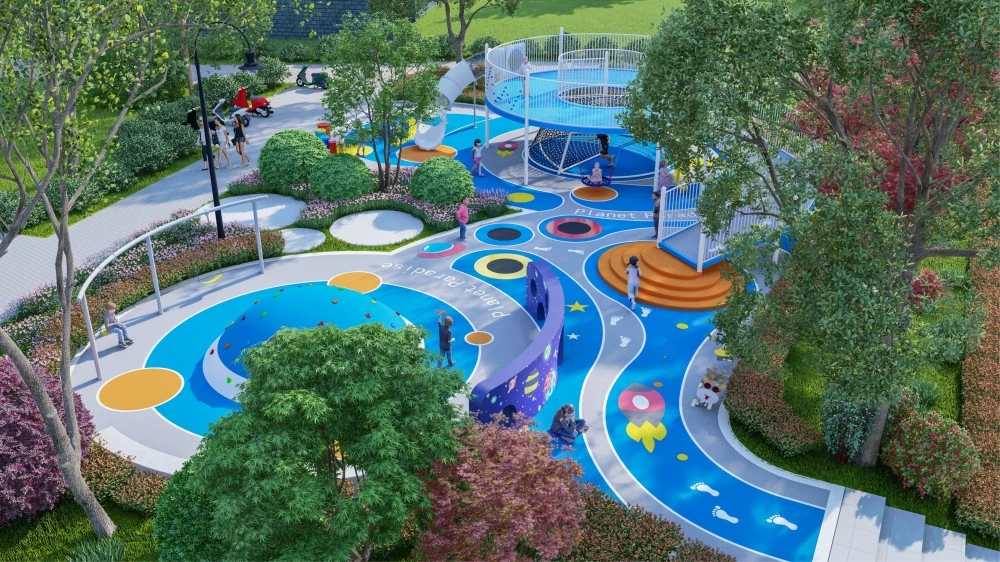 Interactive Outdoor Playground Ideas For Schools, Parks And Communities 9 How to Customize an Interactive Outdoor Playground for Your Site 1