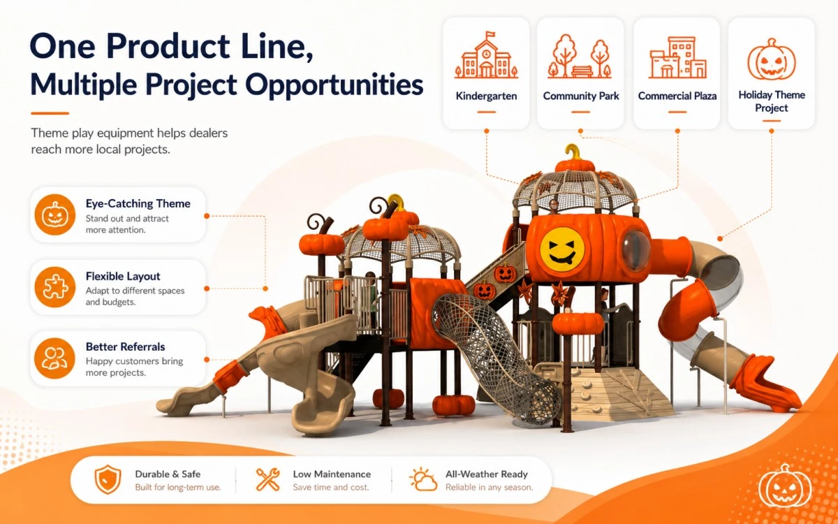 Soluções de parques infantis ao ar livre para revendedores e compradores de projectos 5 Parque infantil exterior
