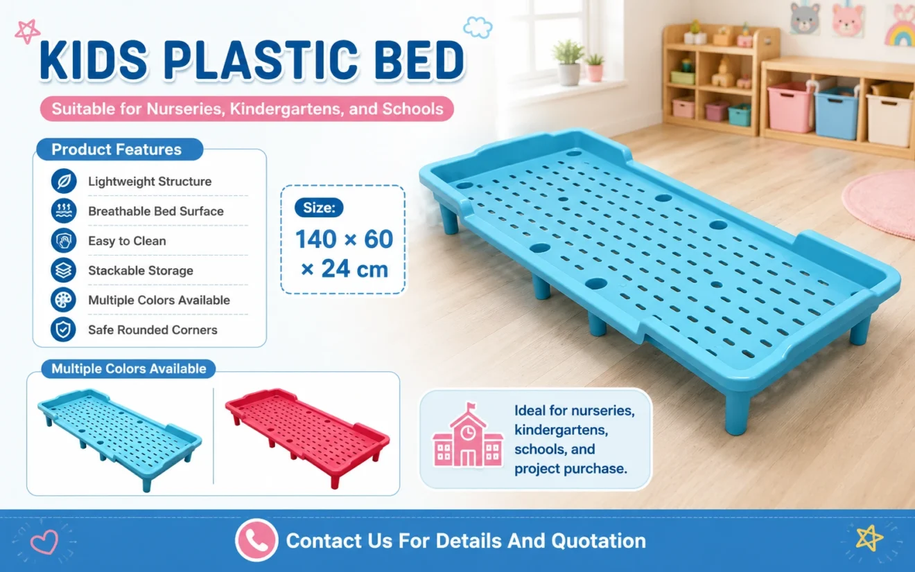 Kids Plastic Bed