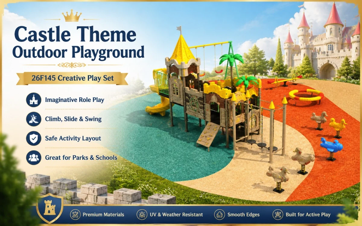 Equipamiento para parques infantiles al aire libre: Soluciones a medida para espacios de juego públicos más seguros y atractivos 10 juegos de exterior para parques