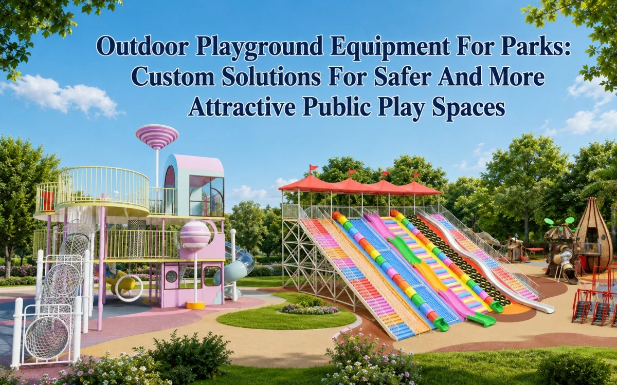 Equipements d'aires de jeux extérieures pour parcs Solutions personnalisées pour des espaces de jeux publics plus sûrs et plus attrayants