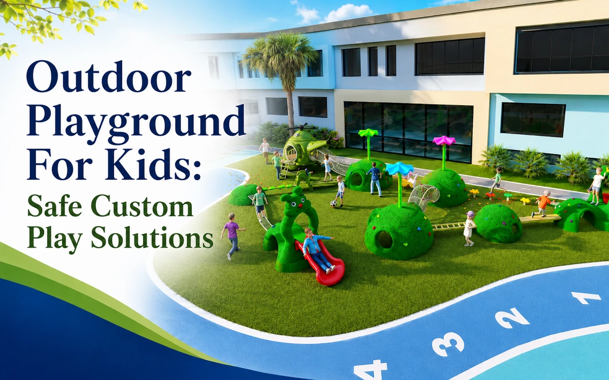 Parque infantil al aire libre: soluciones de juego personalizadas y seguras