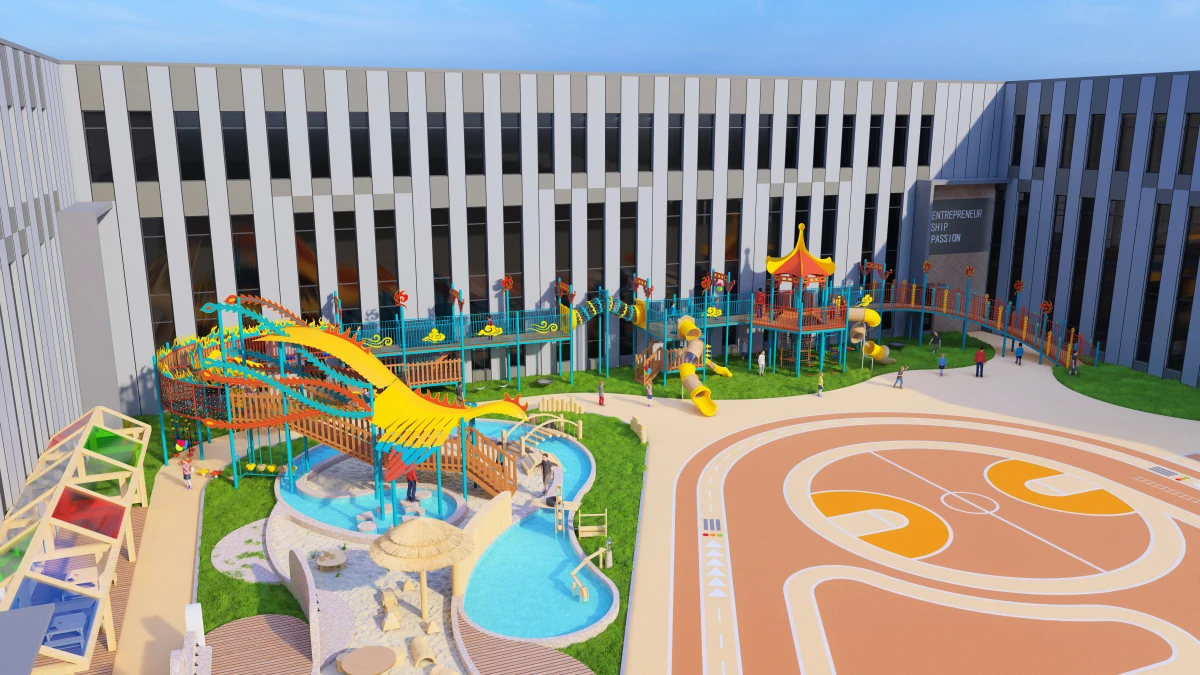 Parques infantiles al aire libre: soluciones de juego seguras y personalizadas 10 Parque infantil al aire libre
