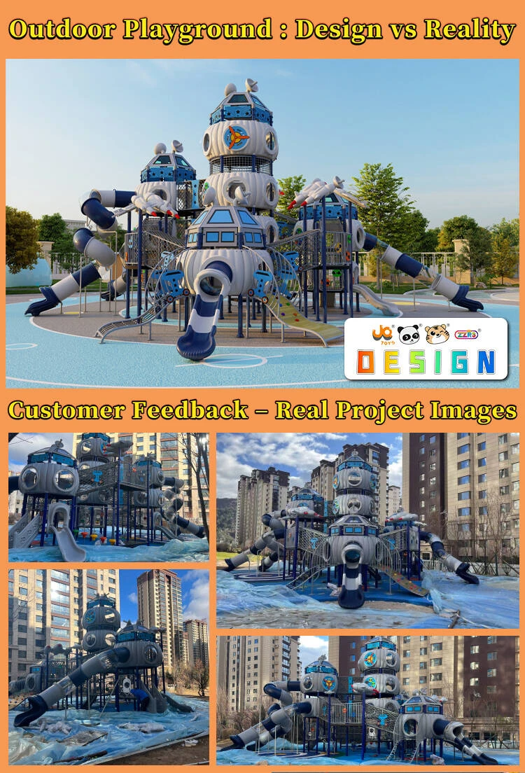 Soluções de parques infantis ao ar livre para revendedores e compradores de projectos 4 Parque infantil exterior