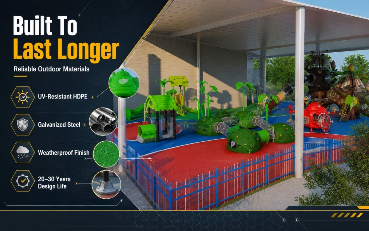 Parques infantiles al aire libre: soluciones de juego seguras y personalizadas 7 Parque infantil al aire libre