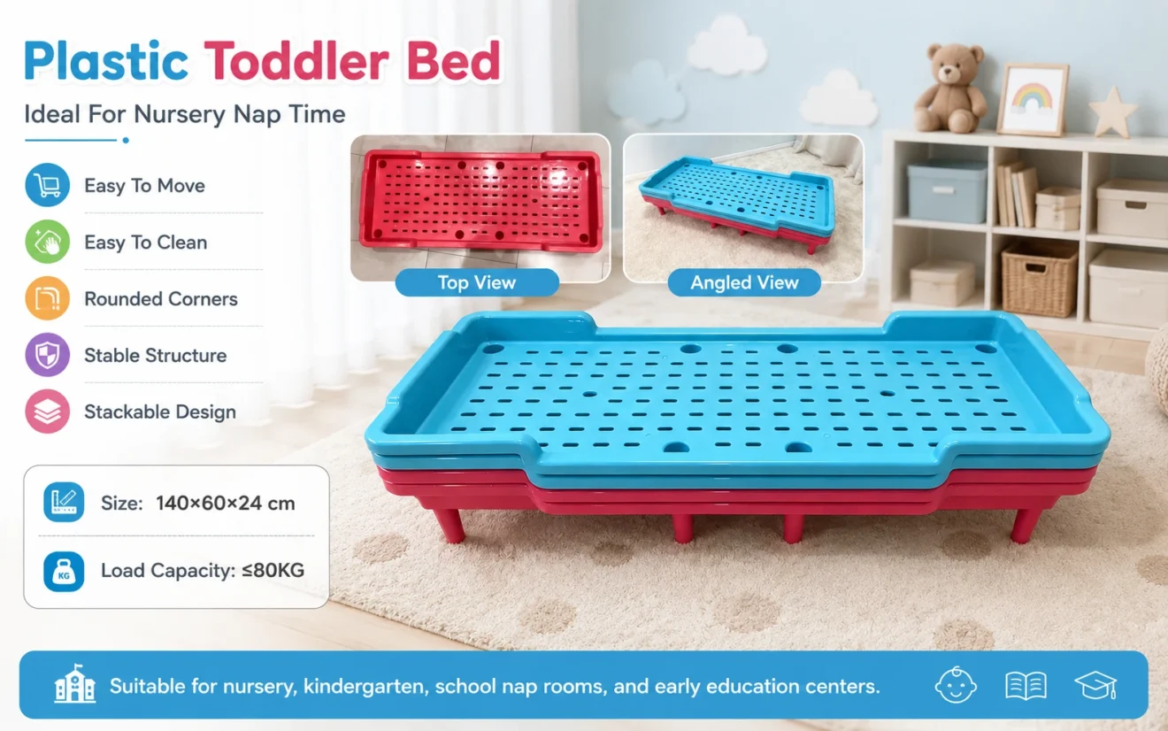 plastic toddler bed