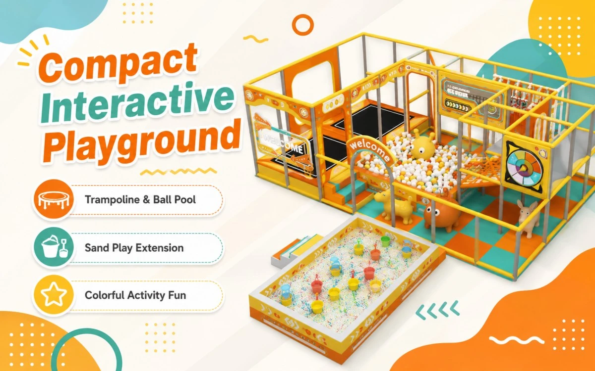 melhor fabricante de parques infantis de interior