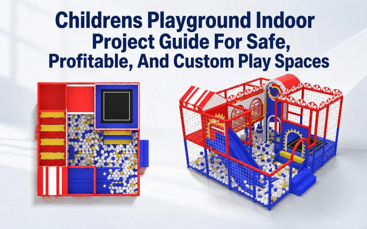Guía de proyectos de parques infantiles de interior para crear espacios de juego seguros, rentables y personalizados