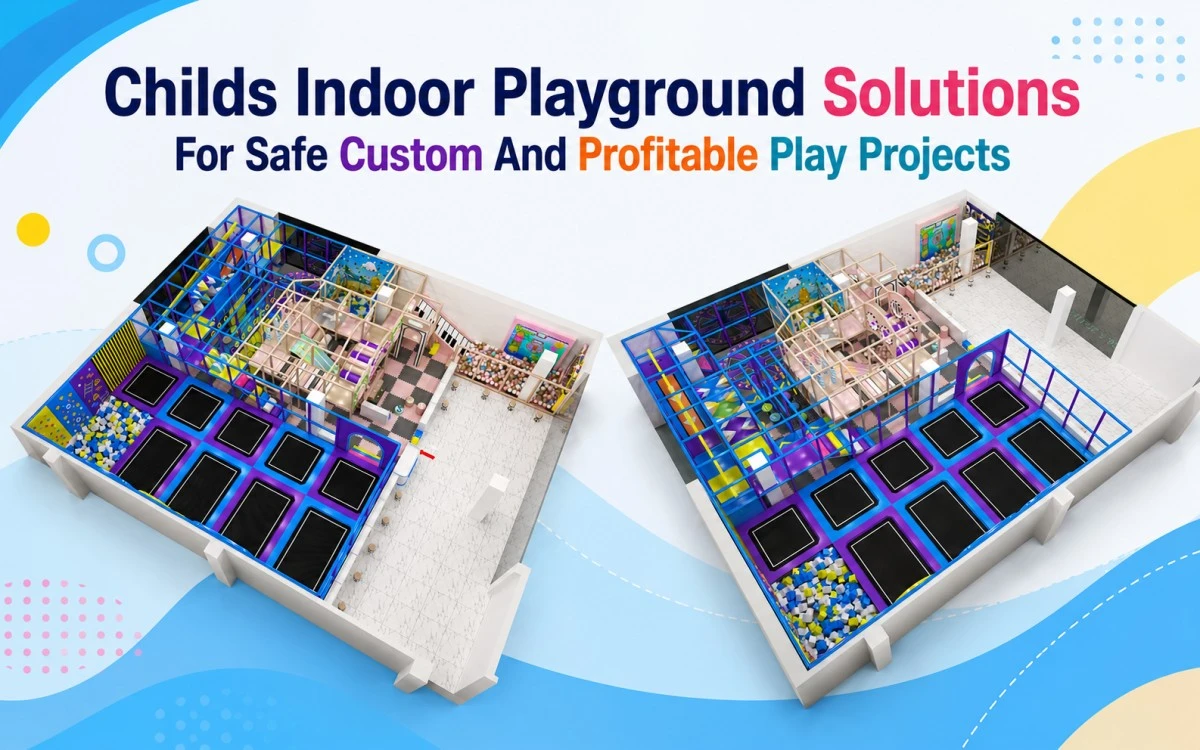 Soluciones de parques infantiles de interior para proyectos de juego seguros, personalizados y rentables