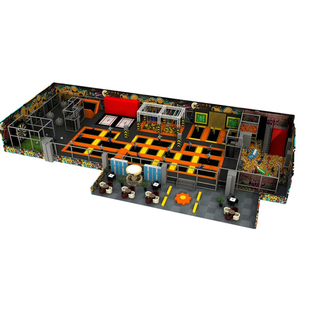 Parques infantis interiores para espaços de jogo seguros, criativos e comerciais 15 Parques infantis cobertos