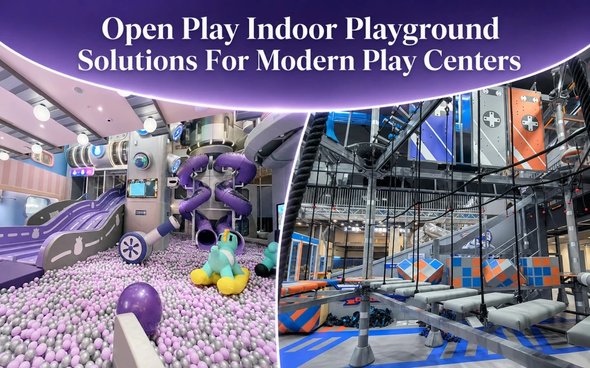Open Play Soluciones de parques infantiles de interior para centros de juego modernos