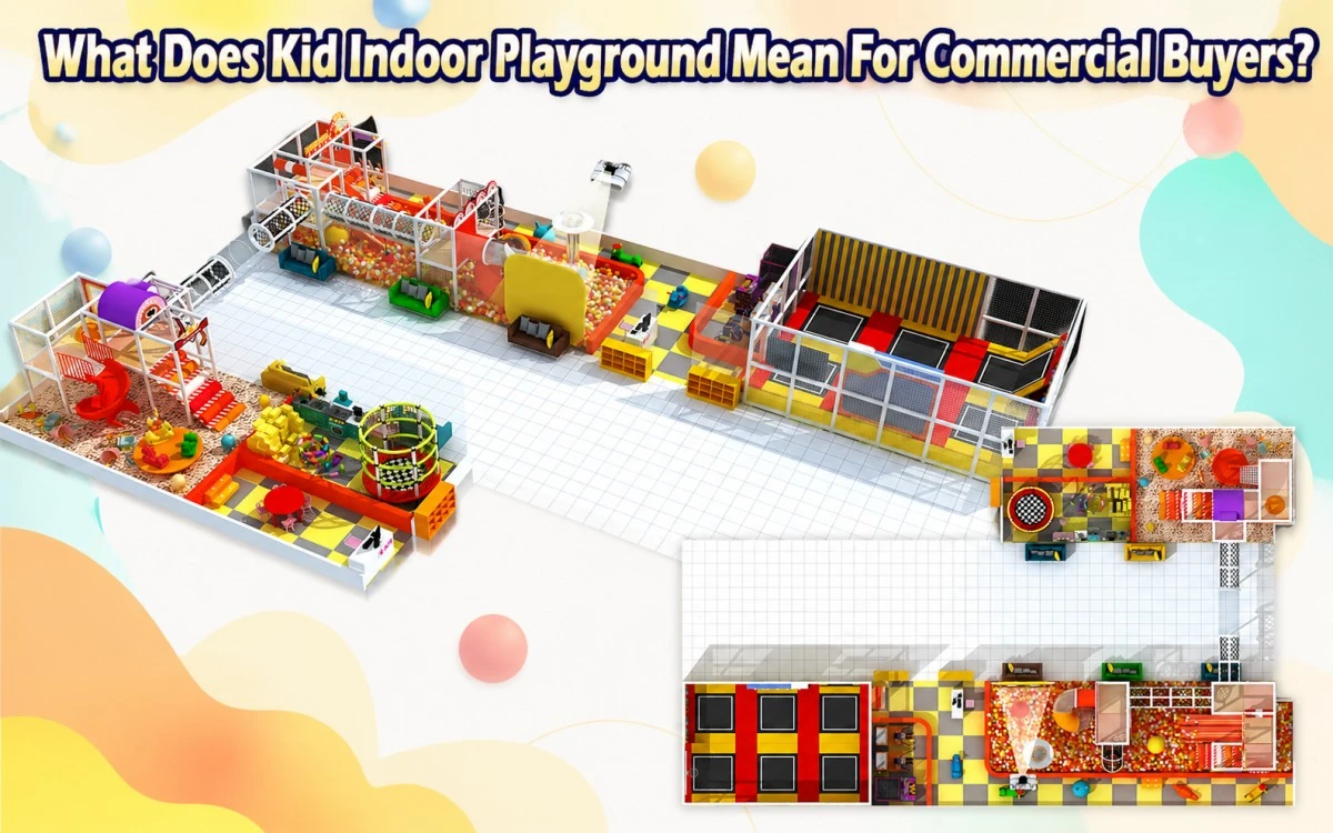 ¿Qué significa un parque infantil cubierto para los compradores comerciales?