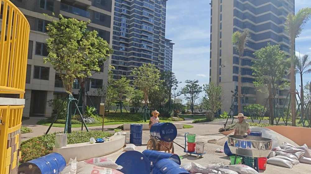 Pavimento de caucho para parques infantiles al aire libre para áreas de juego seguras 3 Suelos de caucho para parques infantiles al aire libre