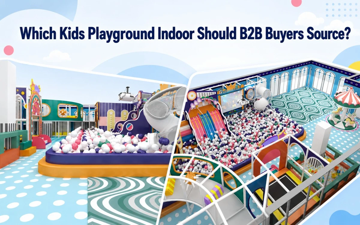 ¿Qué parque infantil cubierto deberían adquirir los compradores B2B?