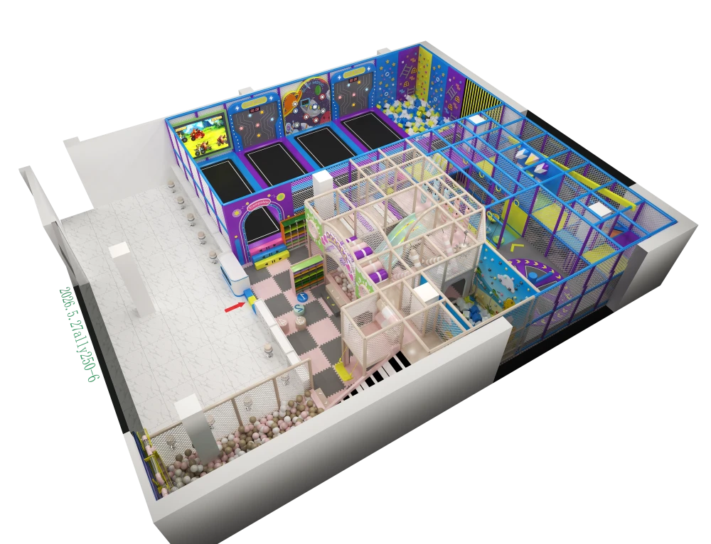 Soluções de parques infantis de interior da Childs para projetos de lazer seguros, personalizados e rentáveis 9 parque infantil interior