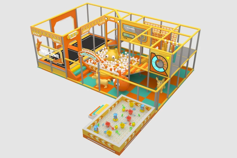 Soluções de parques infantis interiores da Childs para projetos de lazer seguros, personalizados e rentáveis 6 parque infantil interior