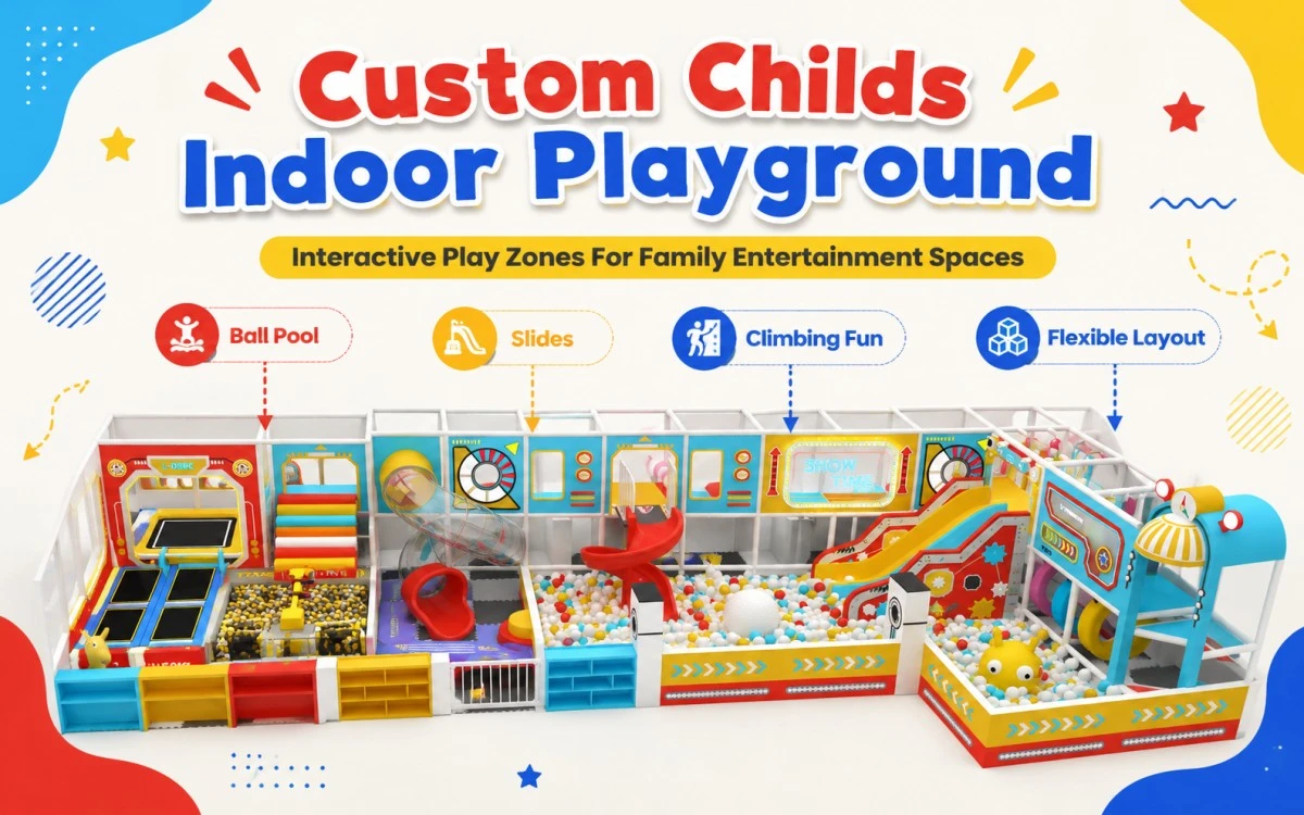 Soluções de parques infantis interiores para projetos de lazer seguros, personalizados e rentáveis 5 parque infantil interior