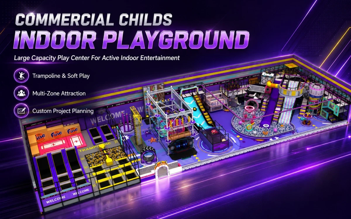 Soluções de parques infantis interiores para projetos de lazer seguros, personalizados e rentáveis 7 parque infantil interior