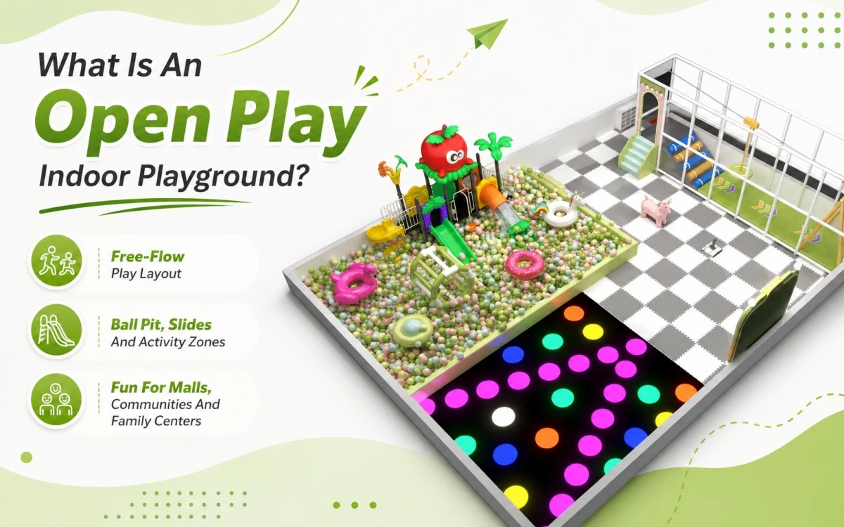 Open Play Soluciones de parques infantiles de interior para centros de juego modernos 2 Parque infantil cubierto