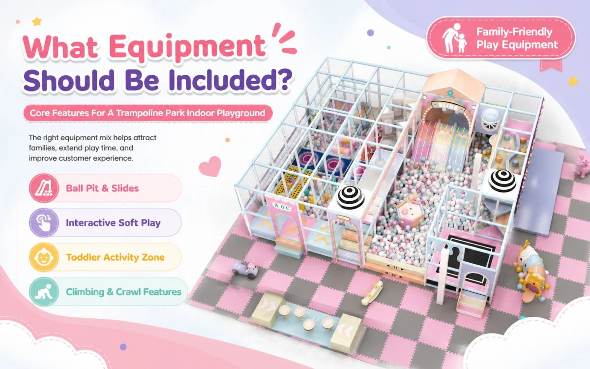 Trampoline Park Indoor Playground: Guía del comprador para proyectos rentables 7 parque de camas elásticas parque infantil cubierto