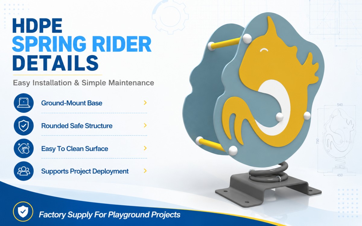 HDPE Spring Rider Buying Guide For Commercial Playgrounds 2 HDPE spring rider