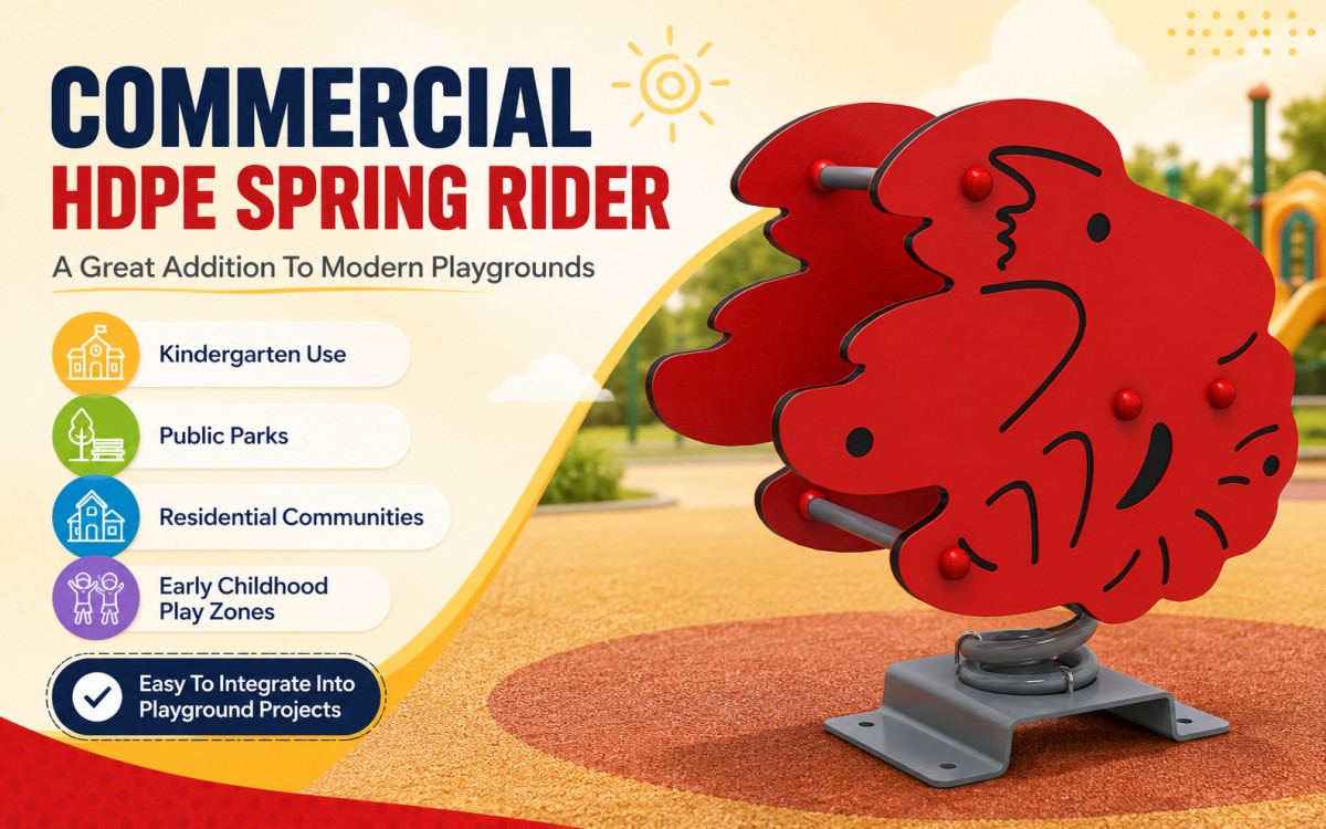 HDPE Spring Rider Buying Guide For Commercial Playgrounds 3 HDPE spring rider