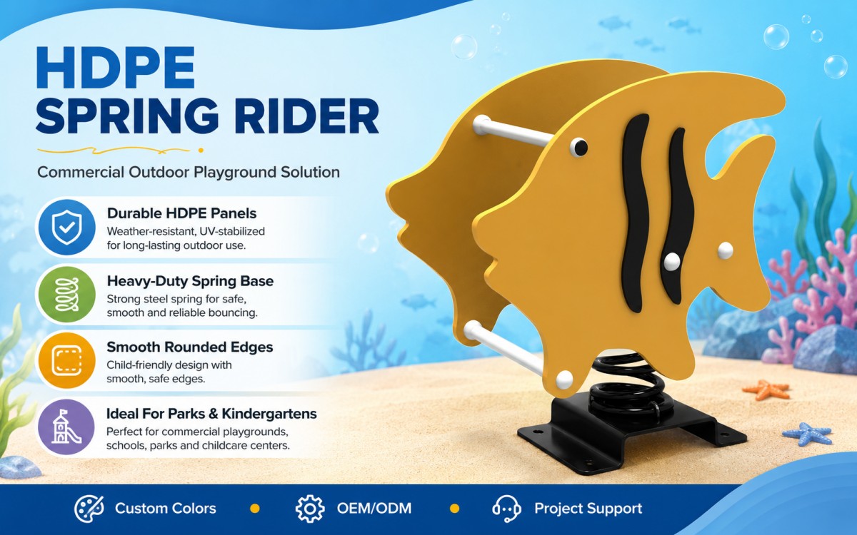 HDPE Spring Rider Buying Guide For Commercial Playgrounds 7 HDPE spring rider