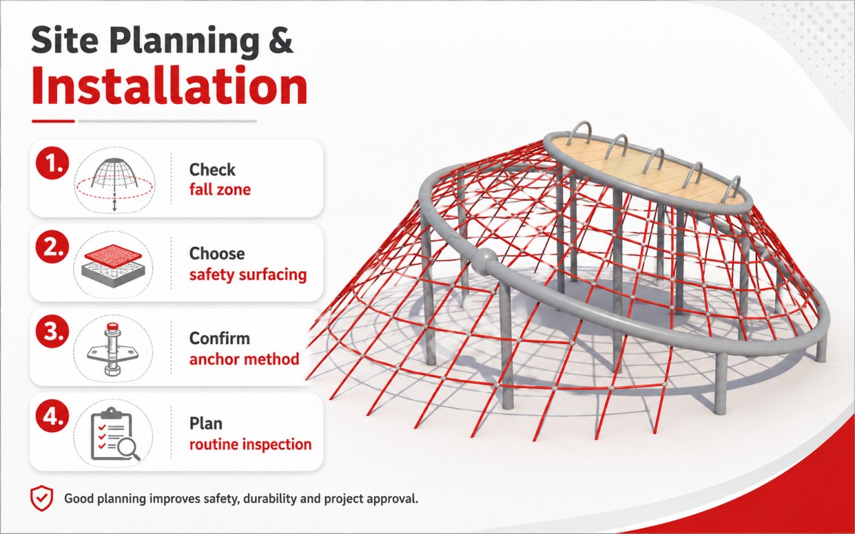 Commercial Climbing Net Playground Guide