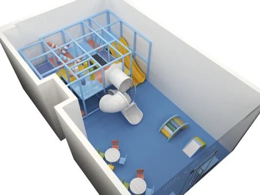 pequeña zona de juegos blandos
