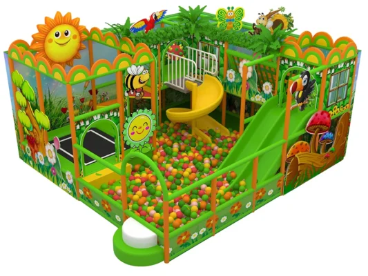 Equipamiento de parques infantiles de interior para espacios reducidos