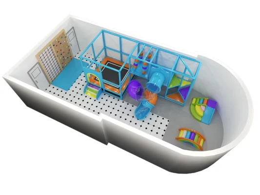 Pequeño parque infantil comercial de interior