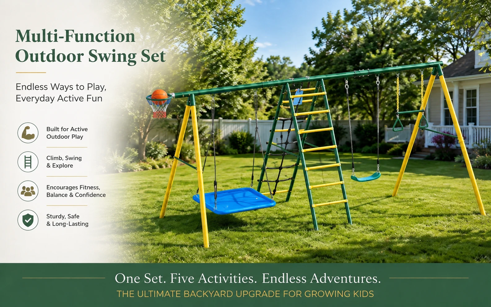 Top 32 Outdoor Swing Set Manufacturers Worldwide In 2026: A Global Buyer’s Guide 7 outdoor swing set