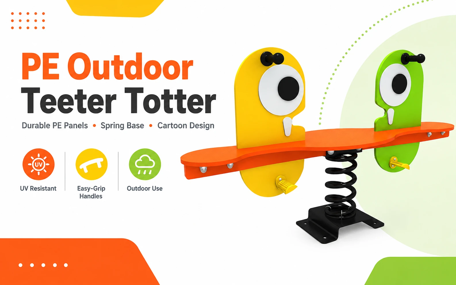 PE Outdoor Teeter Totter Buying Guide For Schools, Parks, And Commercial Playgrounds 2 PE Outdoor Teeter Totter