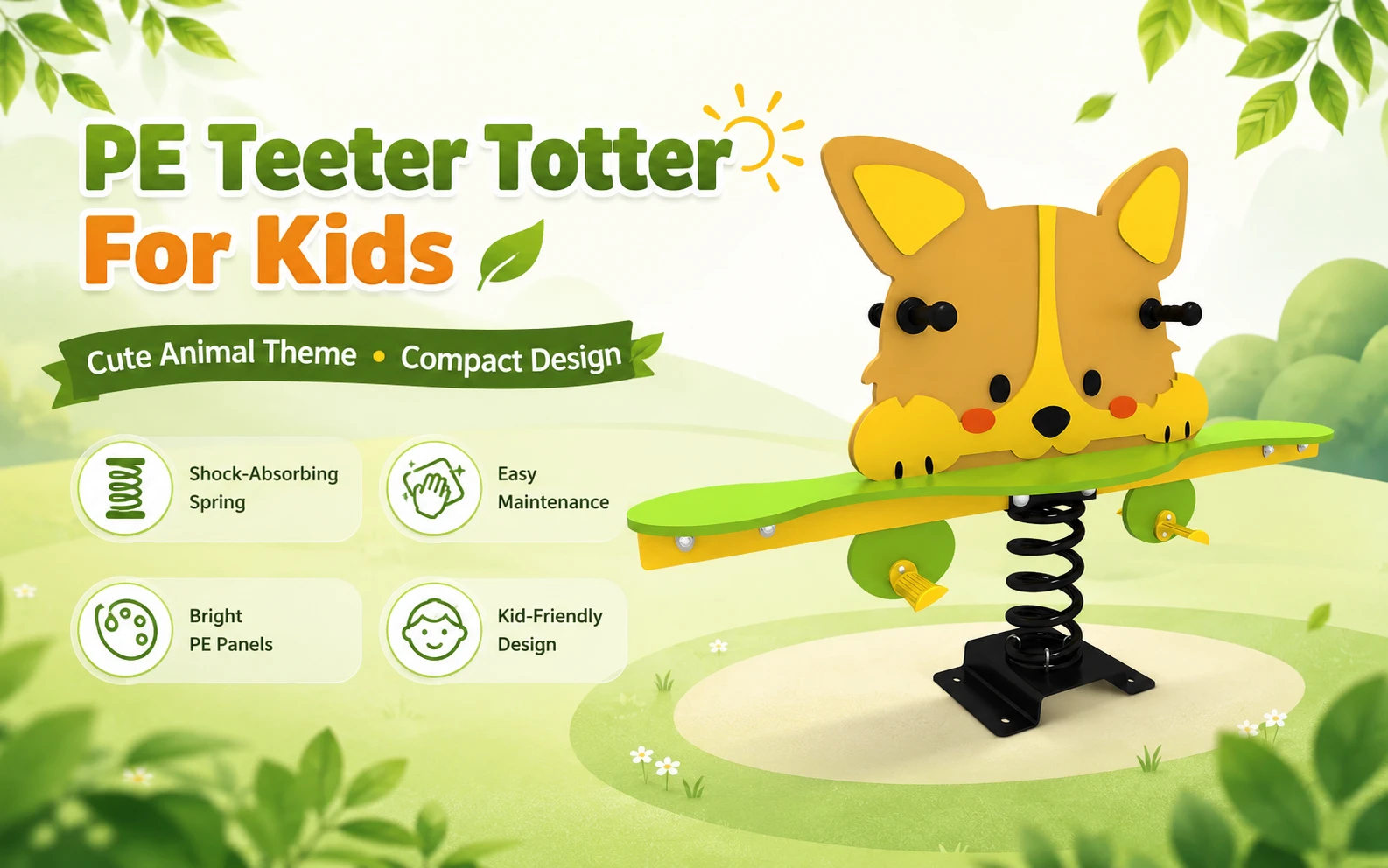 PE Teeter Totter For Kids: Complete Guide To Materials, Safety, Selection, Installation And Maintenance 2 PE Teeter Totter For Kids