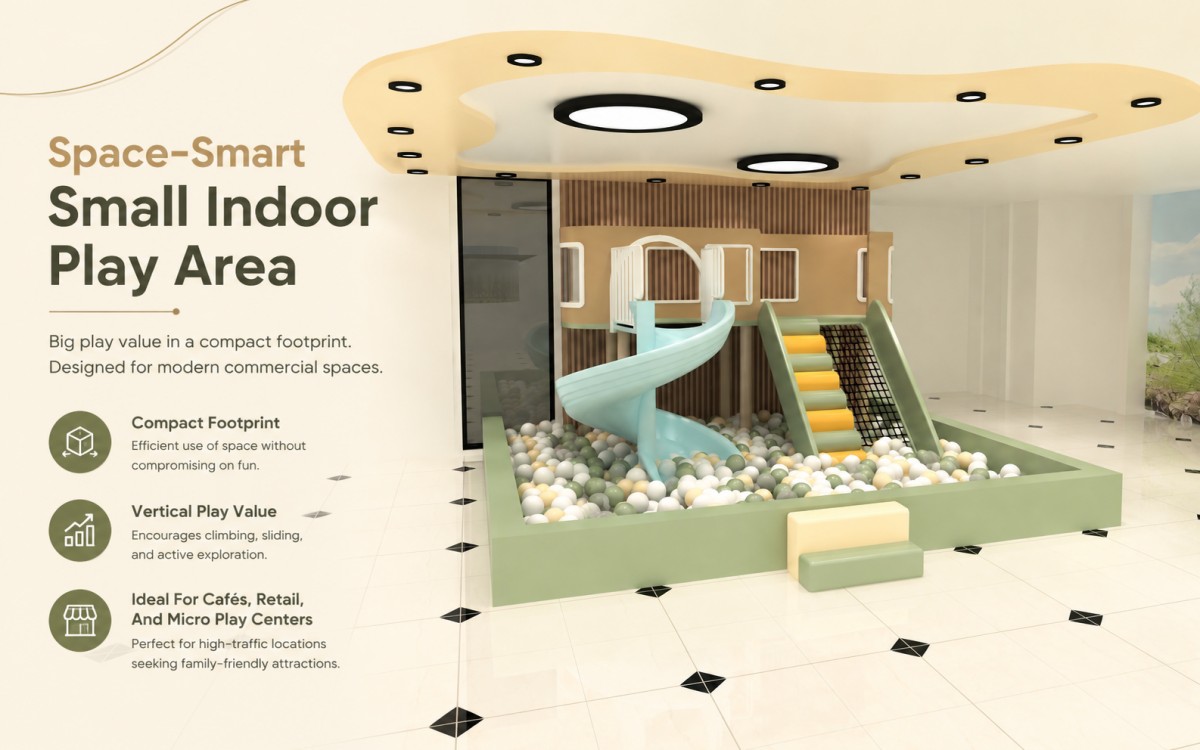 Estratégias de design para pequenas áreas de recreação interiores em espaços comerciais compactos 3 Pequena área de lazer interior