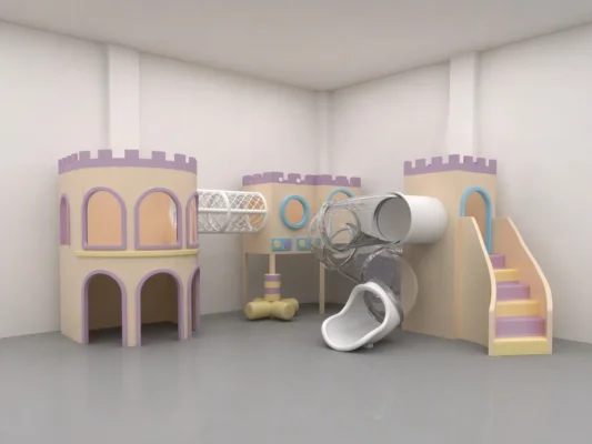 Kompakter Softplay-Bereich