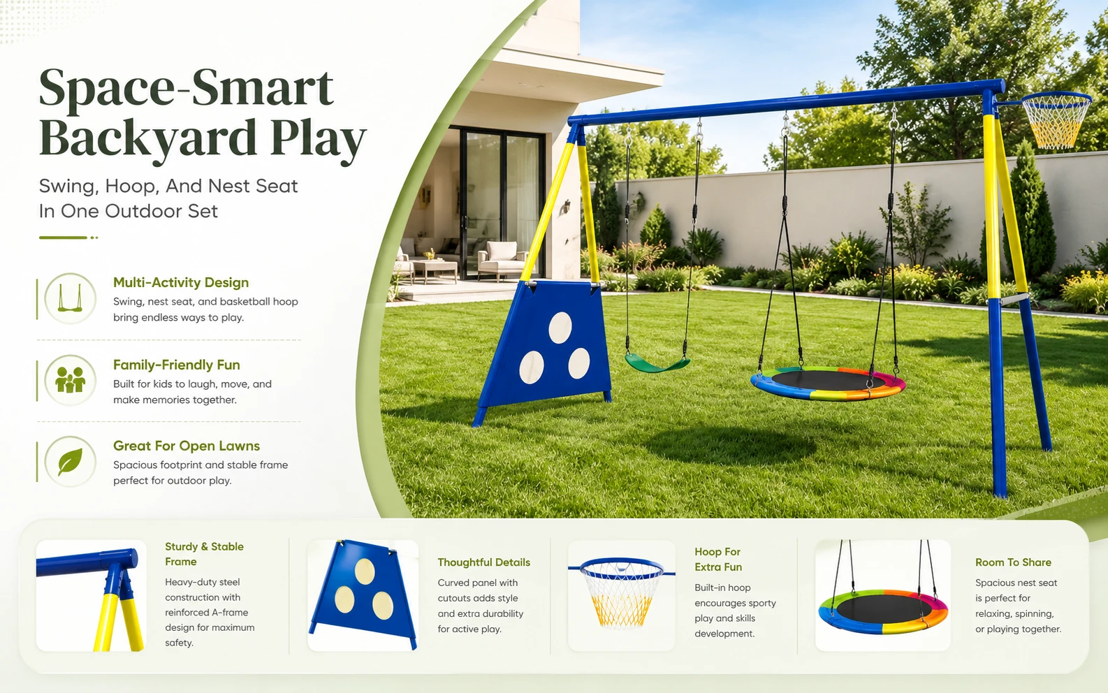Swing Sets For Backyard