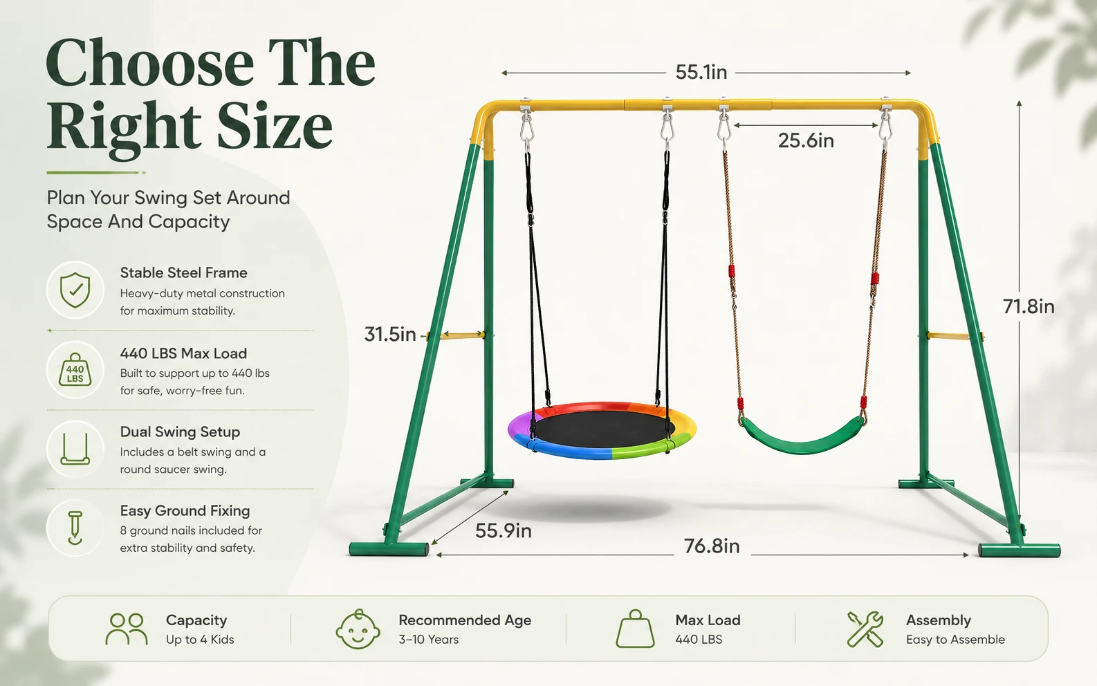 Swing Sets For Backyard