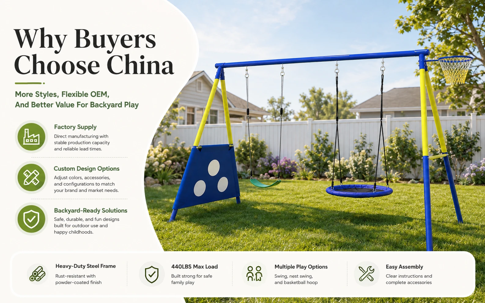 Swing Sets For Backyard