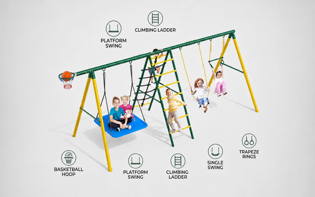 Top 18 China Swingsets For Backyard Manufacturers Recommended In 2026 3 swingsets for backyard