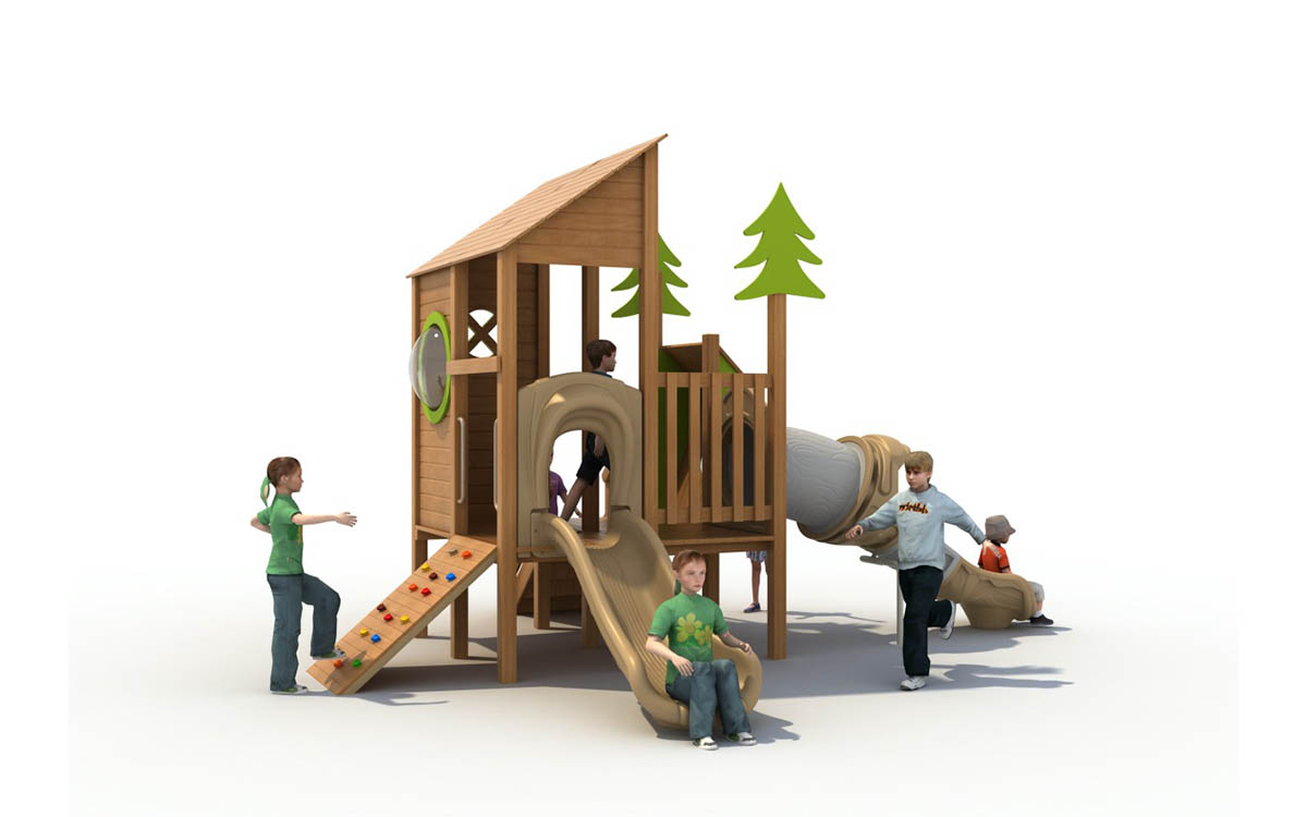 wooden playhouse