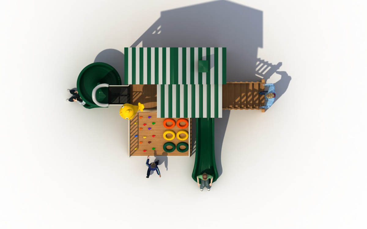 wooden playground
