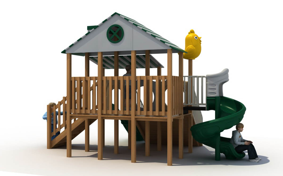 wooden playground