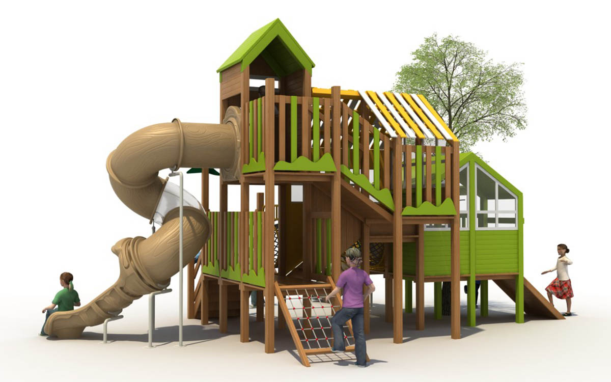 wooden playground